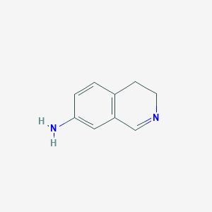 molecular formula C9H10N2 B1626210 3,4-Dihydroisoquinolin-7-amine CAS No. 62541-60-0