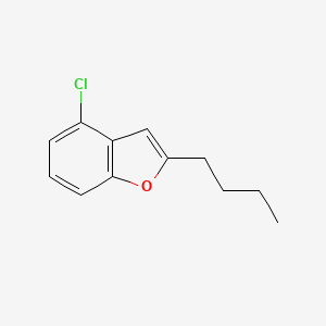 molecular formula C12H13ClO B1626216 2-Butyl-4-chlorobenzofuran CAS No. 863870-91-1