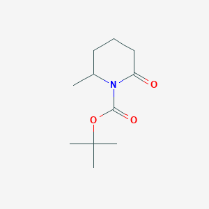 molecular formula C11H19NO3 B1626219 叔丁基 2-甲基-6-氧代哌啶-1-羧酸酯 CAS No. 253866-57-8