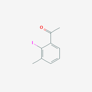 molecular formula C9H9IO B1626239 1-(2-Iodo-3-methylphenyl)ethanone CAS No. 52107-79-6