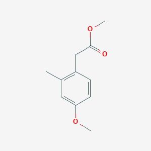 molecular formula C11H14O3 B1626240 Methyl (4-methoxy-2-methylphenyl)acetate CAS No. 30888-94-9