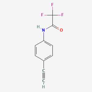 molecular formula C10H6F3NO B1626248 Acetamide, N-(4-ethynylphenyl)-2,2,2-trifluoro- CAS No. 95650-58-1