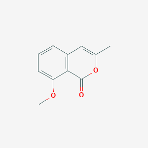 molecular formula C11H10O3 B1626265 8-methoxy-3-methyl-1H-isochromen-1-one CAS No. 830-54-6
