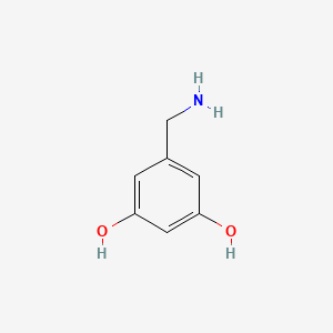 molecular formula C7H9NO2 B1626268 3,5-Dihydroxybenzylamine CAS No. 90817-33-7