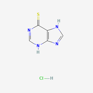 molecular formula C5H5ClN4S B1626269 6-Mercaptopurine hydrochloride CAS No. 207729-57-5
