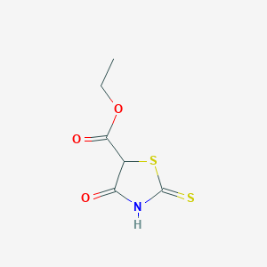 molecular formula C6H7NO3S2 B1626270 Ethyl 4-oxo-2-thioxothiazolidine-5-carboxylate CAS No. 63910-18-9