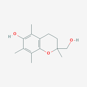 molecular formula C14H20O3 B1626283 2-Hydroxymethyl-2,5,7,8-tetramethyl-chroman-6-ol CAS No. 79907-49-6