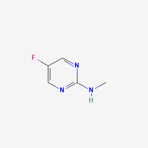 molecular formula C5H6FN3 B1626288 (5-氟-嘧啶-2-基)-甲基-胺 CAS No. 163082-52-8