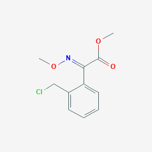 molecular formula C11H12ClNO3 B1626289 甲基(2E)-[2-(氯甲基)苯基](甲氧基亚氨基)乙酸酯 CAS No. 189813-45-4