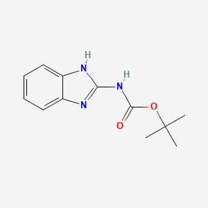 molecular formula C12H15N3O2 B1626295 tert-butyl 1H-benzo[d]imidazol-2-ylcarbamate CAS No. 77474-99-8