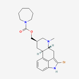 molecular formula C23H30BrN3O2 B1626298 Brazergoline CAS No. 60019-20-7