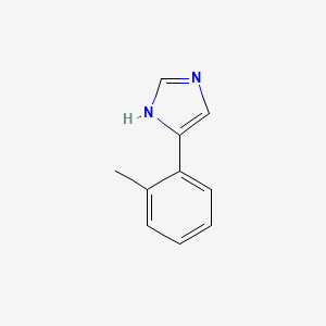 molecular formula C10H10N2 B1626309 5-(2-甲基苯基)-1H-咪唑 CAS No. 53848-02-5