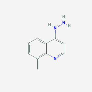 molecular formula C10H11N3 B1626310 4-Hydrazino-8-méthylquinoléine CAS No. 68500-35-6