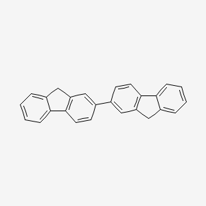 molecular formula C26H18 B1626316 2,2'-Bi-9H-fluorene CAS No. 39168-58-6