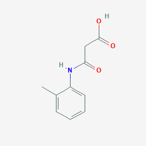 molecular formula C10H11NO3 B1626324 3-[(2-甲基苯基)氨基]-3-氧代丙酸 CAS No. 78987-20-9