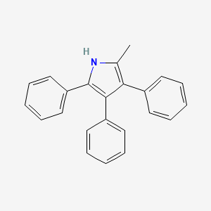 molecular formula C23H19N B1626342 2-甲基-3,4,5-三苯基-1H-吡咯 CAS No. 3274-60-0