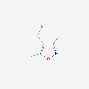 molecular formula C6H8BrNO B1626376 4-(Bromomethyl)-3,5-dimethylisoxazole CAS No. 53257-32-2