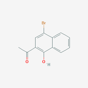 molecular formula C12H9BrO2 B1626380 1-(4-溴-1-羟基萘-2-基)乙酮 CAS No. 52220-64-1