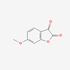 molecular formula C9H6O4 B1626381 6-Methoxybenzofuran-2,3-dione CAS No. 49753-64-2