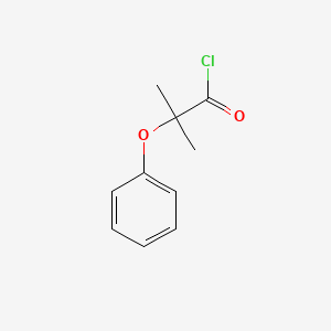 molecular formula C10H11ClO2 B1626390 2-Methyl-2-phenoxypropanoyl chloride CAS No. 50389-29-2