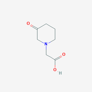 molecular formula C7H11NO3 B1626394 2-(3-Oxopiperidin-1-yl)acetic acid CAS No. 728857-06-5