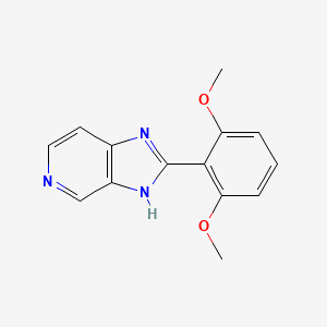 B1626408 2-(2,6-dimethoxyphenyl)-3H-imidazo[4,5-c]pyridine CAS No. 89075-54-7