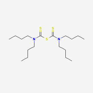 molecular formula C18H36N2S3 B1626422 双(二丁基硫代氨基甲酰基)硫化物 CAS No. 93-73-2