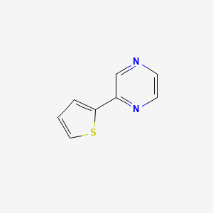 molecular formula C8H6N2S B1626446 2-(Thiophen-2-yl)pyrazine CAS No. 56421-72-8