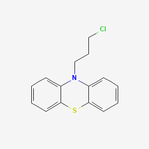 molecular formula C15H14ClNS B1626453 10-(3-chloropropyl)-10H-phenothiazine CAS No. 5909-59-1