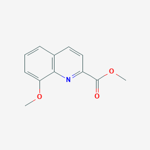 molecular formula C12H11NO3 B1626459 Methyl 8-methoxyquinoline-2-carboxylate CAS No. 78224-47-2