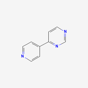 molecular formula C9H7N3 B1626469 4-(Pyridin-4-yl)pyrimidine CAS No. 53345-78-1