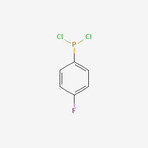 molecular formula C6H4Cl2FP B1626475 p-Fluorophenyldichlorophosphine CAS No. 5510-93-0