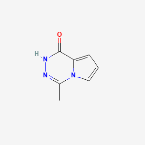 molecular formula C7H7N3O B1626485 4-methylpyrrolo[1,2-d][1,2,4]triazin-1(2H)-one CAS No. 50269-87-9
