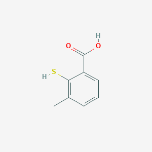 molecular formula C8H8O2S B1626489 2-巯基-3-甲基苯甲酸 CAS No. 77149-11-2