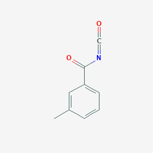 molecular formula C9H7NO2 B1626492 3-Methylbenzoyl isocyanate CAS No. 5893-29-8