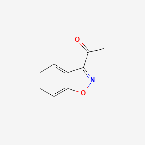 molecular formula C9H7NO2 B1626499 1-(Benzo[d]isoxazol-3-yl)ethanone CAS No. 75290-76-5