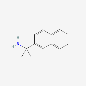 molecular formula C13H13N B1626513 1-(2-Naphthyl)cyclopropanamine CAS No. 604799-97-5
