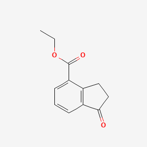 B1626523 Ethyl 1-oxo-2,3-dihydro-1H-indene-4-carboxylate CAS No. 344334-47-0