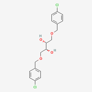 B1626556 (2R,3R)-1,4-bis[(4-chlorophenyl)methoxy]butane-2,3-diol CAS No. 85362-86-3