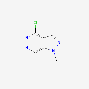 B1626557 4-Chloro-1-methyl-1H-pyrazolo[3,4-d]pyridazine CAS No. 96017-48-0