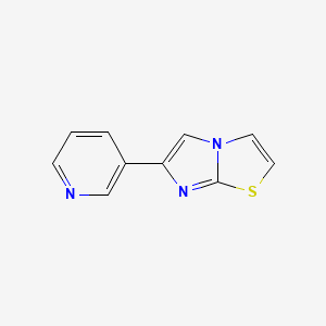 molecular formula C10H7N3S B1626560 6-(Pyridin-3-yl)imidazo[2,1-b]thiazole CAS No. 96911-74-9
