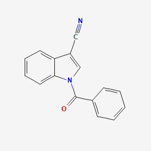 molecular formula C16H10N2O B1626574 1-Benzoyl-1H-indole-3-carbonitrile CAS No. 90539-80-3
