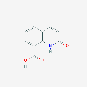 molecular formula C10H7NO3 B1626583 2-氧代-1,2-二氢喹啉-8-羧酸 CAS No. 83734-48-9