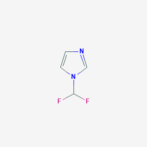molecular formula C4H4F2N2 B1626584 1-(二氟甲基)-1H-咪唑 CAS No. 91459-68-6