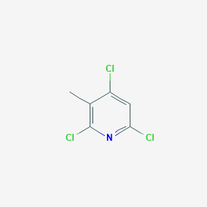molecular formula C6H4Cl3N B1626626 2,4,6-Trichloro-3-methylpyridine CAS No. 89487-72-9