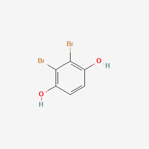 B1626645 1,4-Dihydroxy-2,3-dibromobenzene CAS No. 6363-31-1