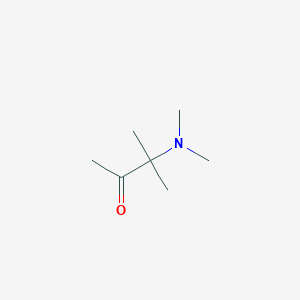 B1626647 2-Butanone, 3-(dimethylamino)-3-methyl-(9CI) CAS No. 56957-54-1