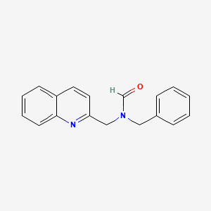 B1626651 N-Benzyl-N-(2-quinolinylmethyl)formamide CAS No. 849798-00-1