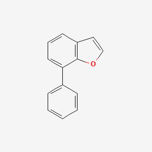 molecular formula C14H10O B1626653 7-苯基苯并呋喃 CAS No. 35664-72-3