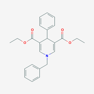 B162667 Diethyl 1-benzyl-4-phenyl-1,4-dihydropyridine-3,5-dicarboxylate CAS No. 120533-76-8
